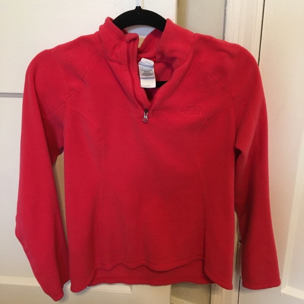 Pink Northface Quarter Zip